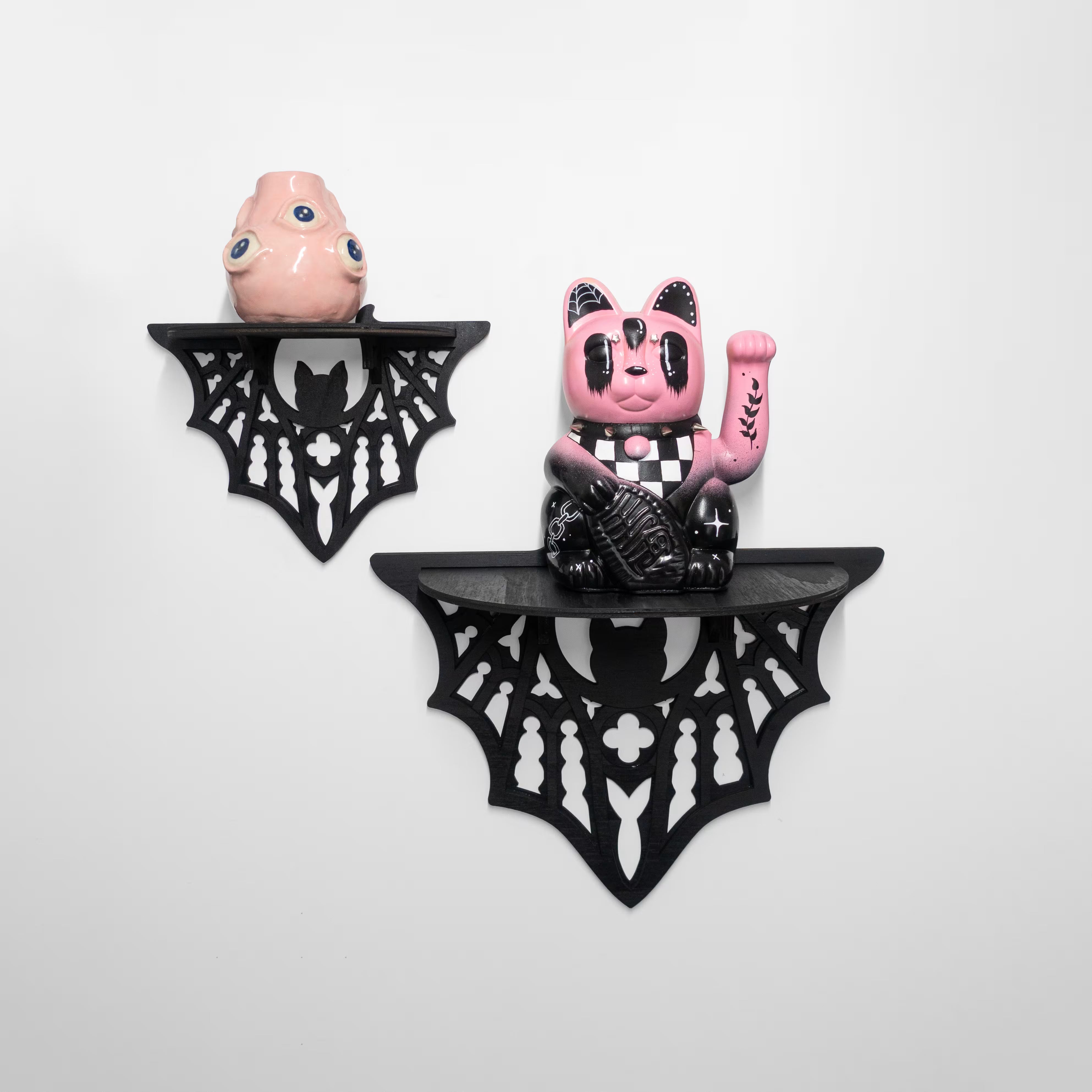 Cathedral Bat Curio Shelves