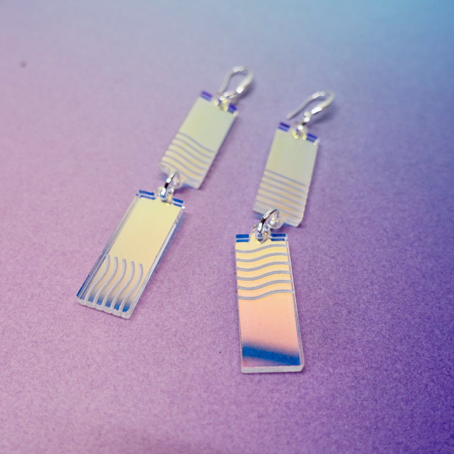 Iridescent Fifth Element Earrings