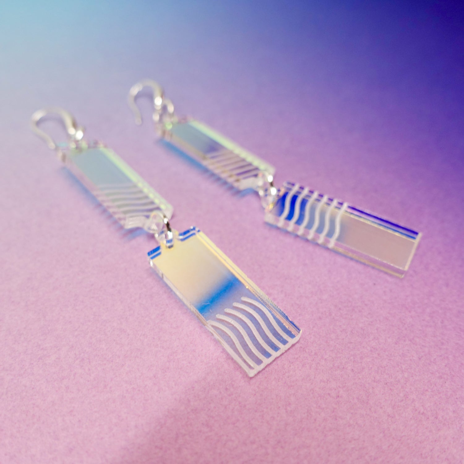 Iridescent Fifth Element Earrings