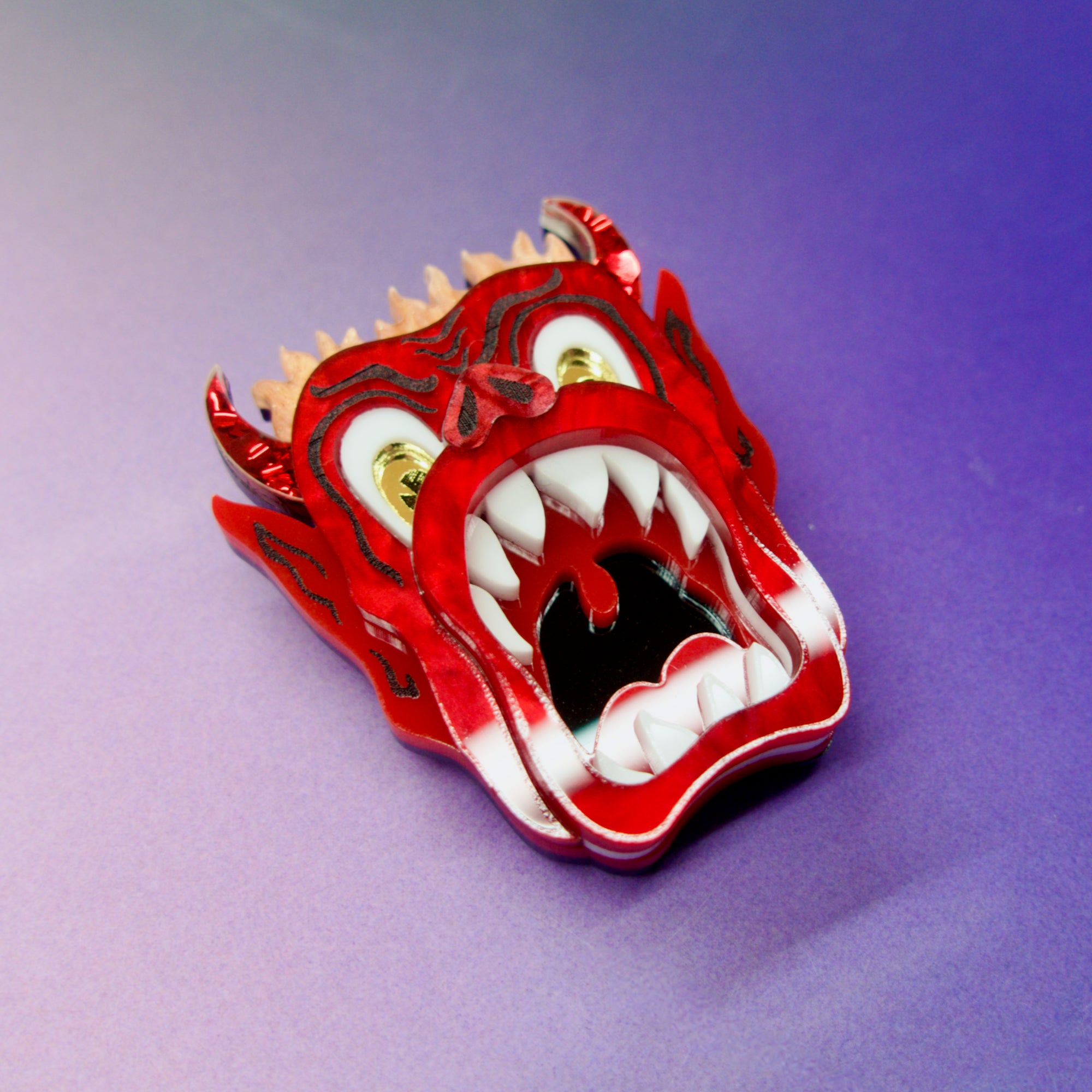 Dante's Inferno Beetlejuice Devil Brooch