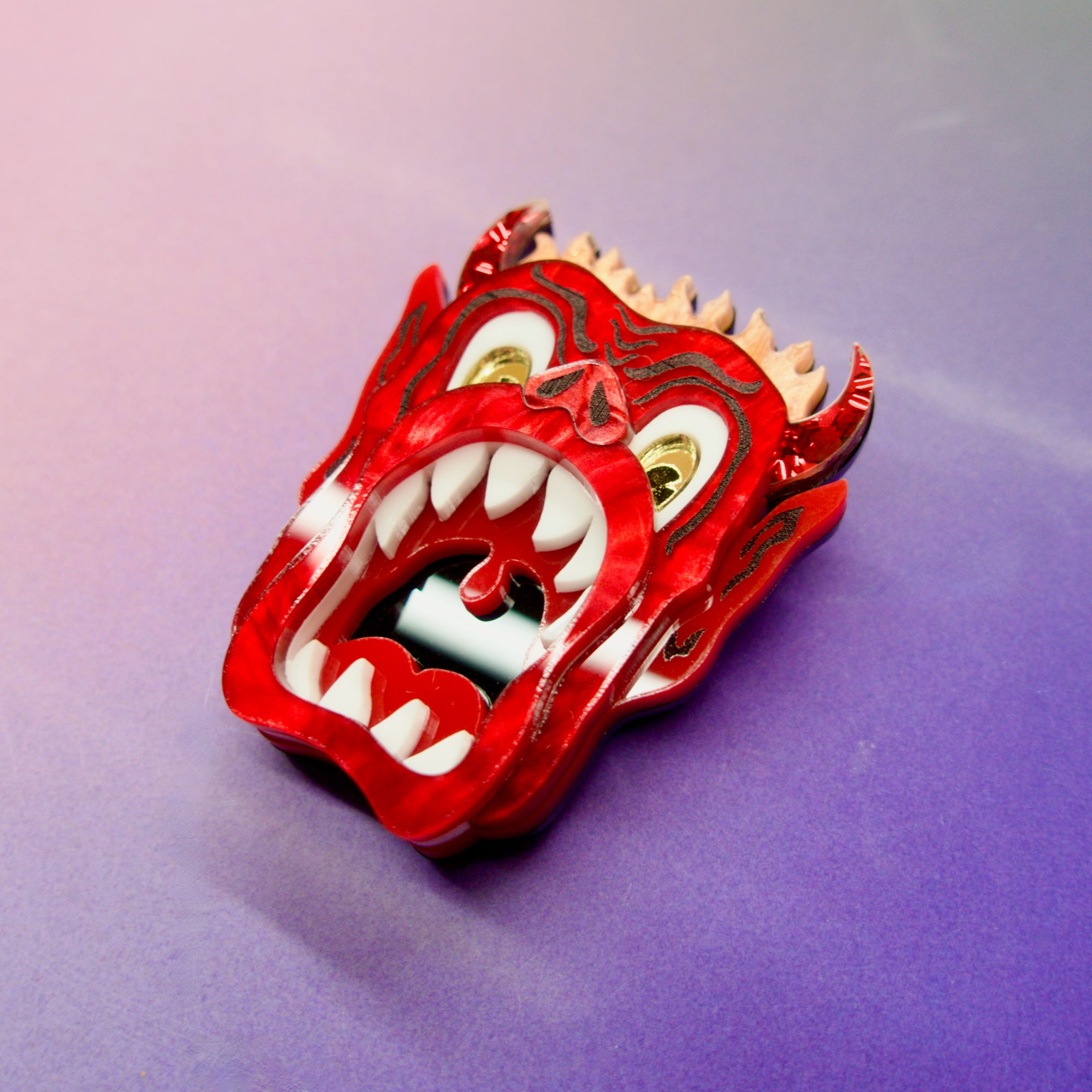 Dante's Inferno Beetlejuice Devil Brooch