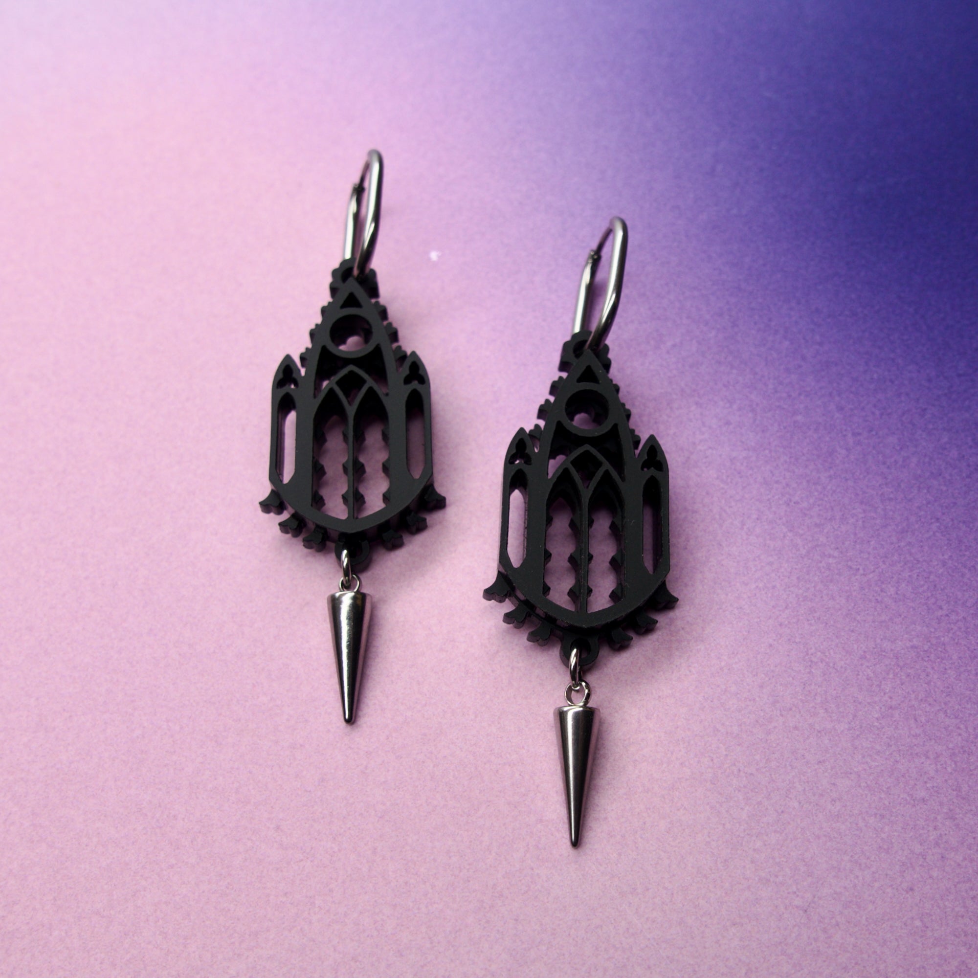 Cryptette Gothic Cathedral Earrings