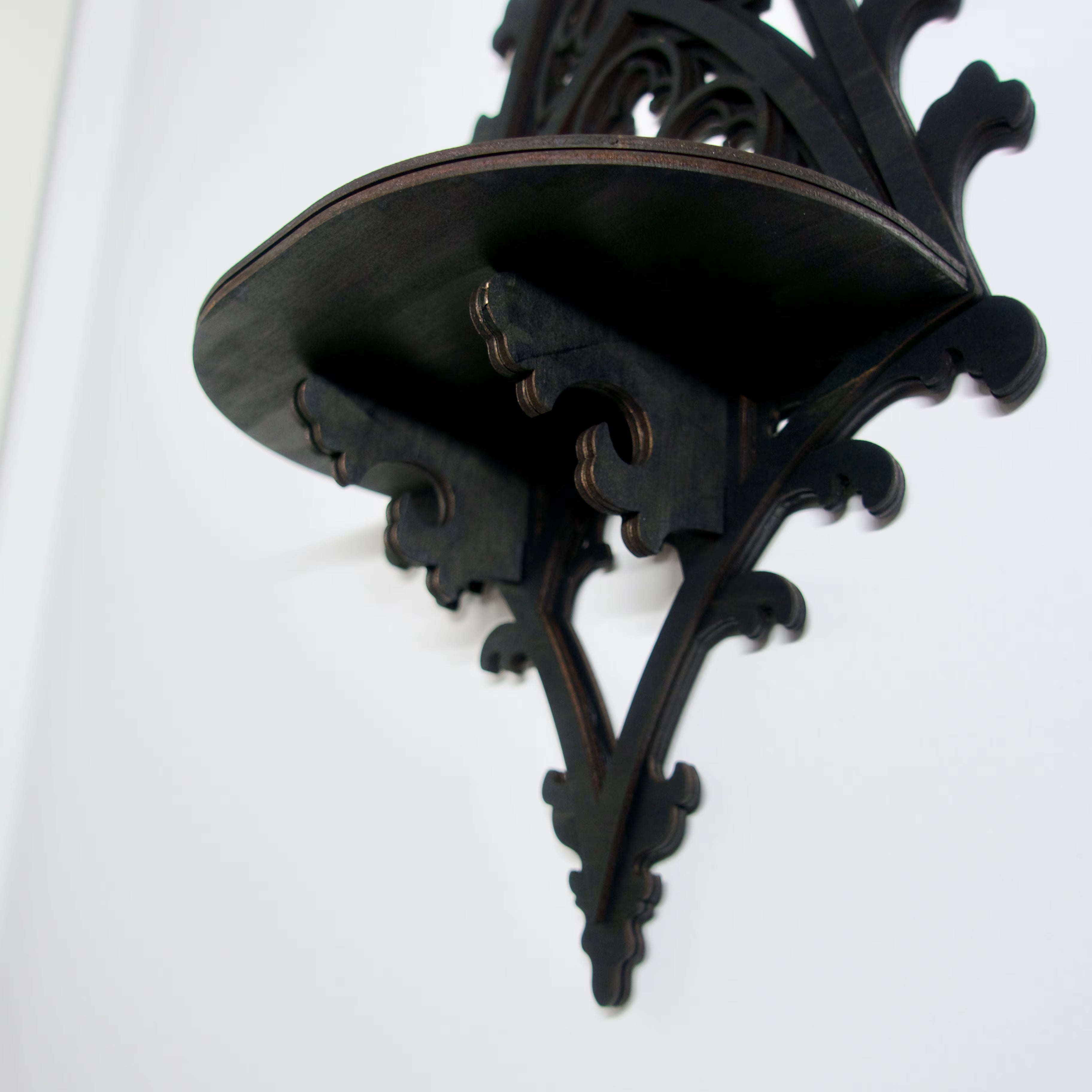 Gothic Cathedral Spire Curio Shelf | Trinket Display