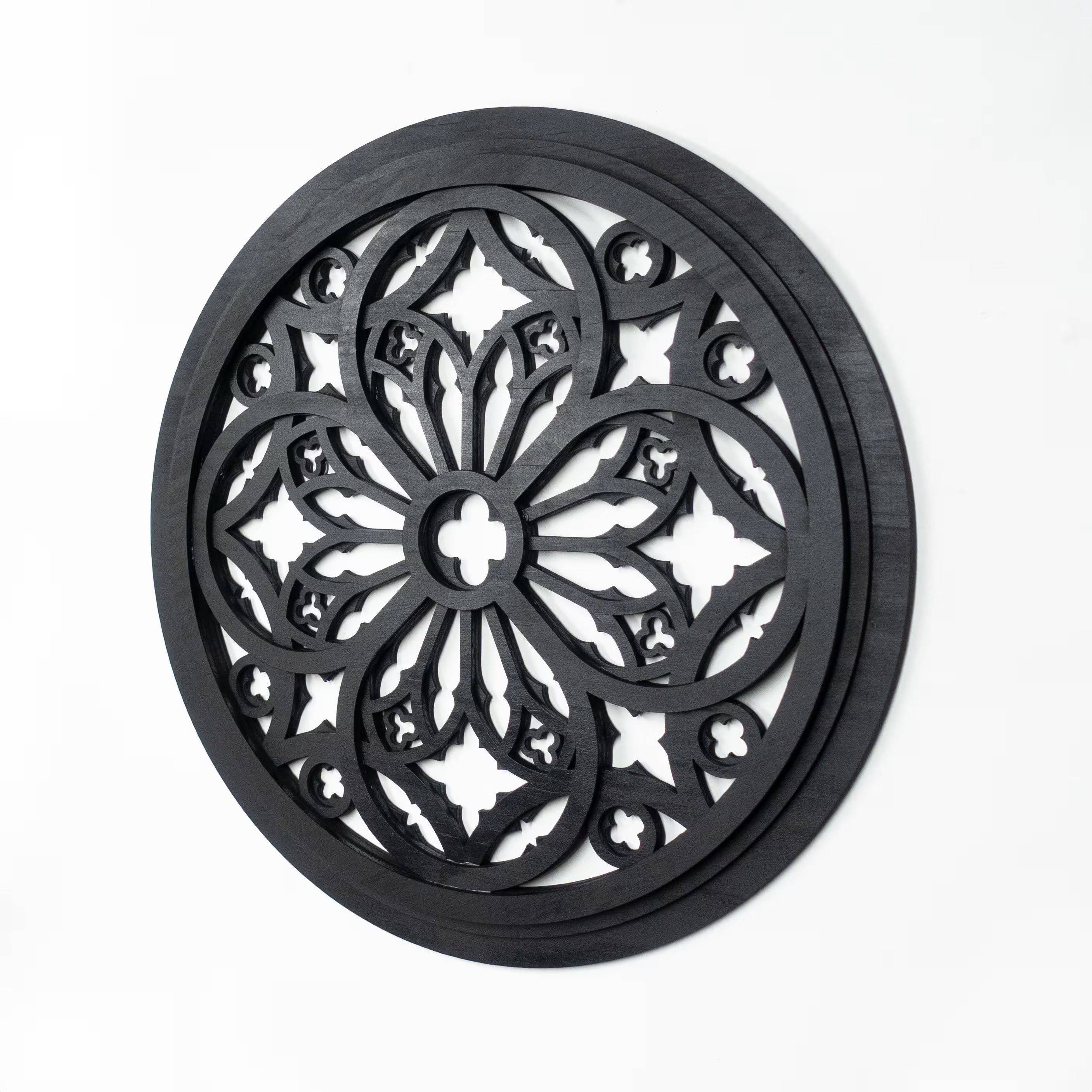 Gothic Cathedral Rose Window Wall Hanging