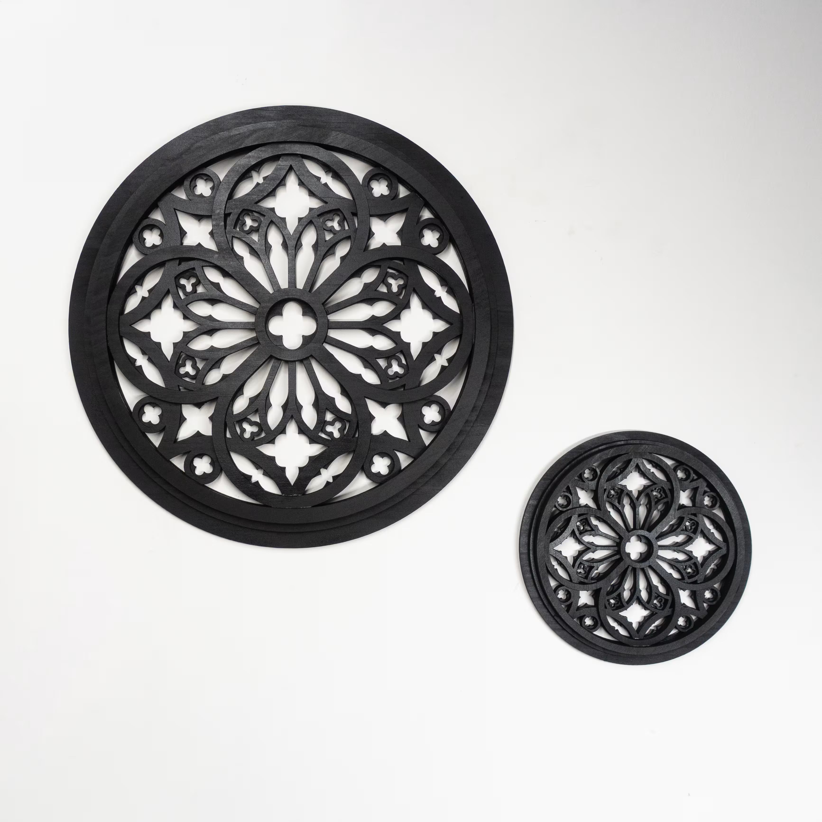 Gothic Cathedral Rose Window Wall Hanging