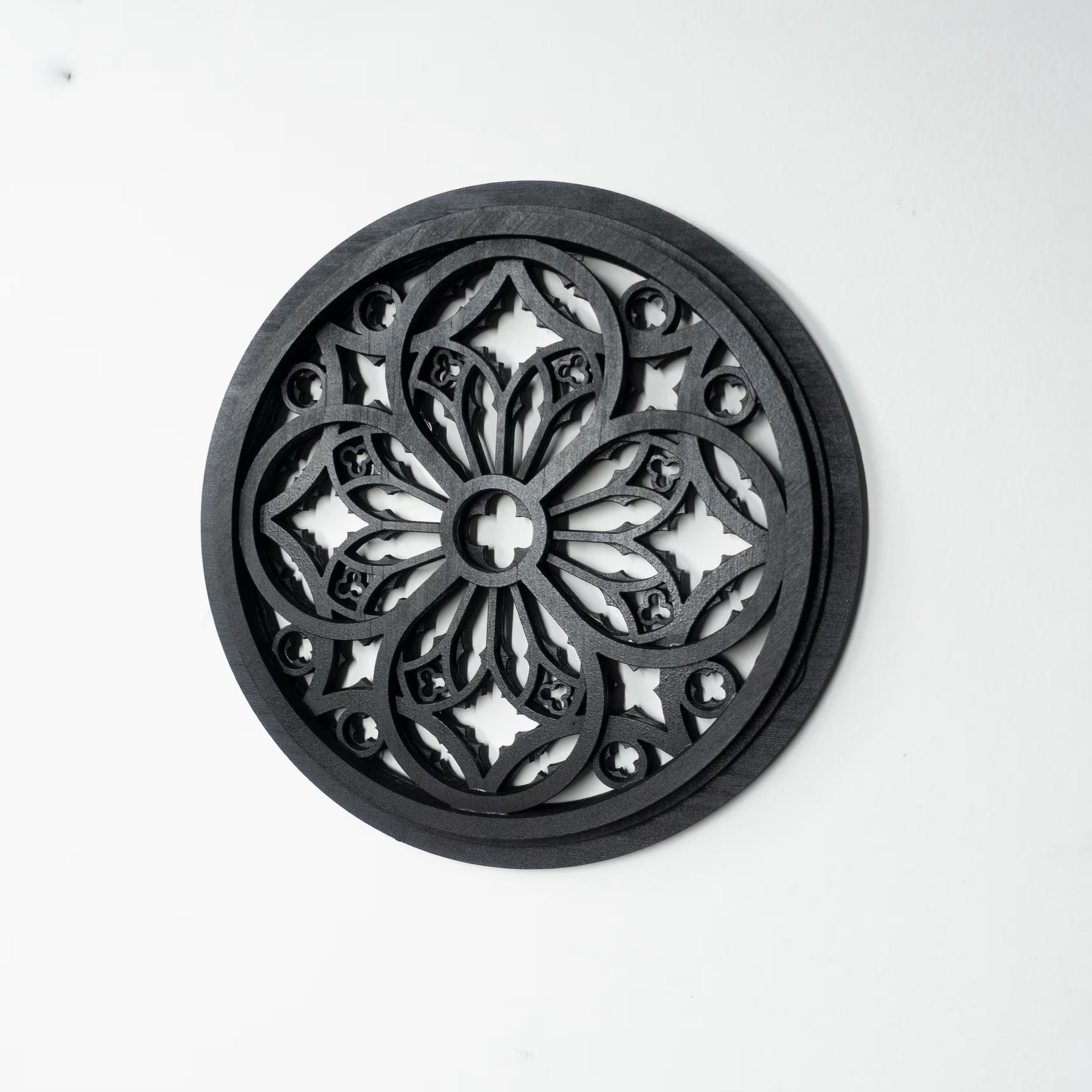 Gothic Cathedral Rose Window Wall Hanging