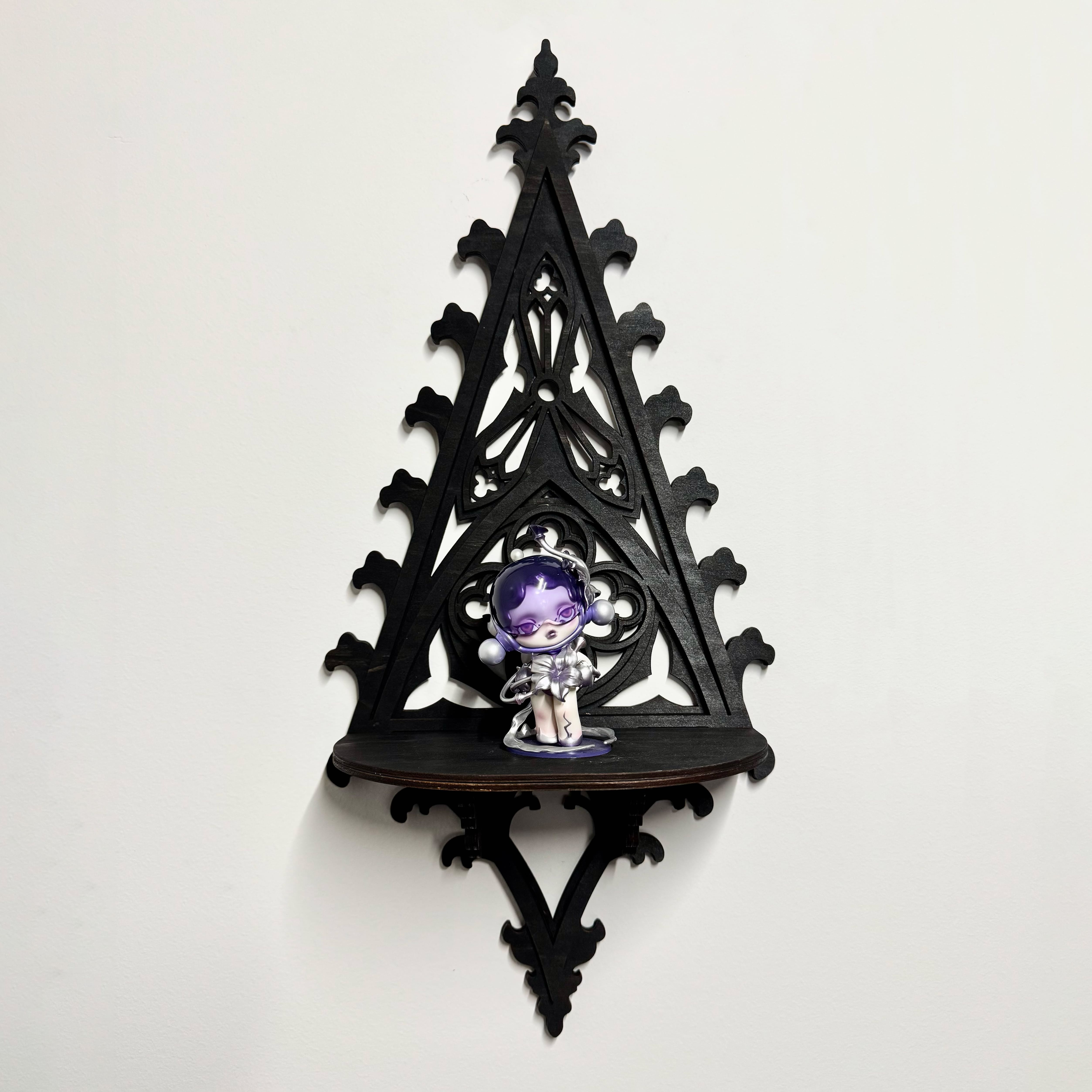 Gothic Cathedral Spire Curio Shelf