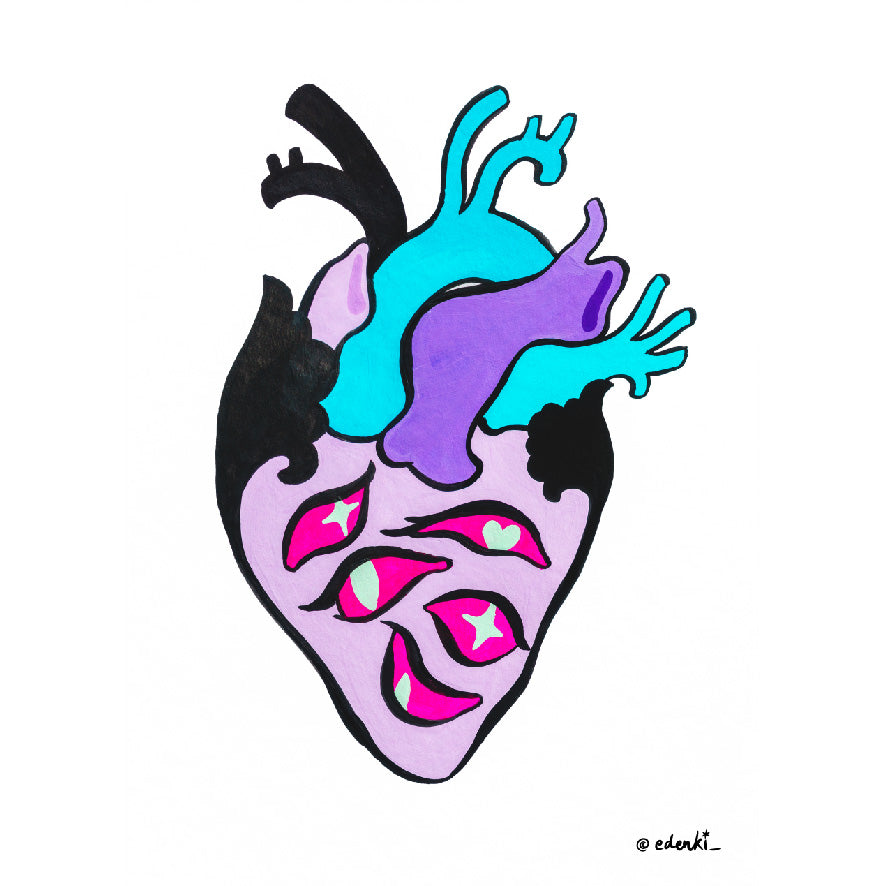 Anatomical Heart - A3 Print