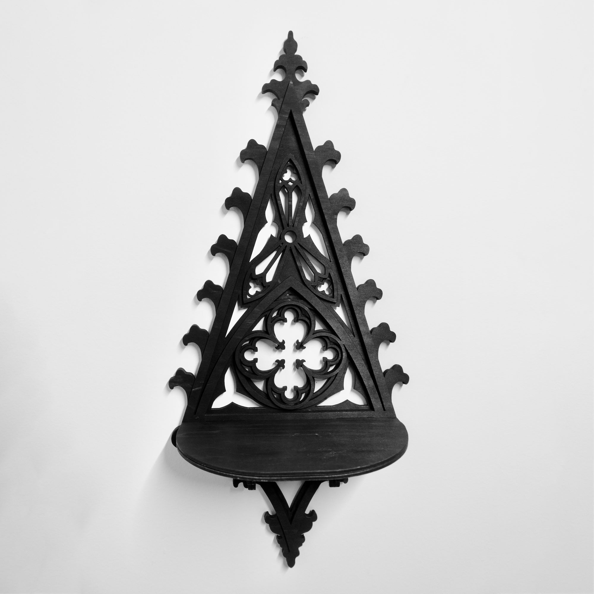 Gothic Cathedral Spire Curio Shelf