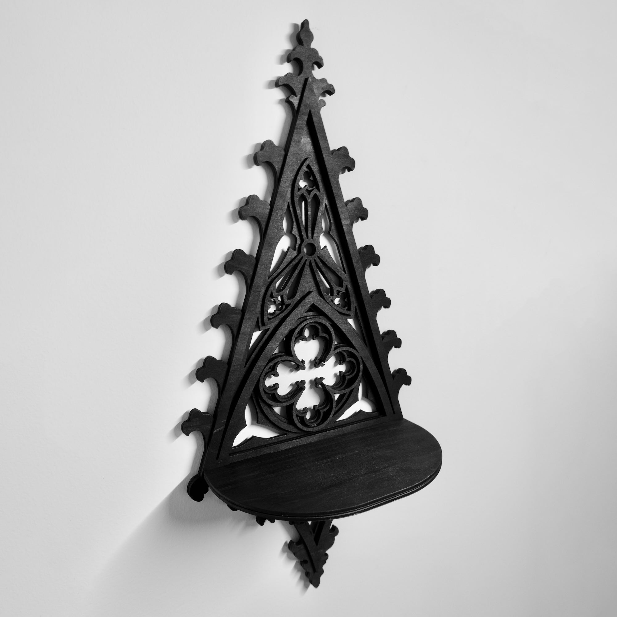 Gothic Cathedral Spire Curio Shelf
