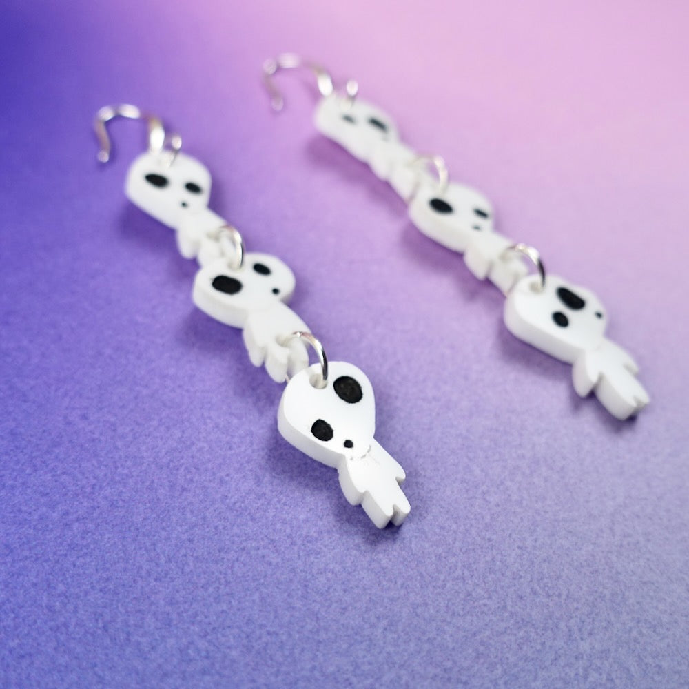 Kodama Tree Spirit Earrings - edenki