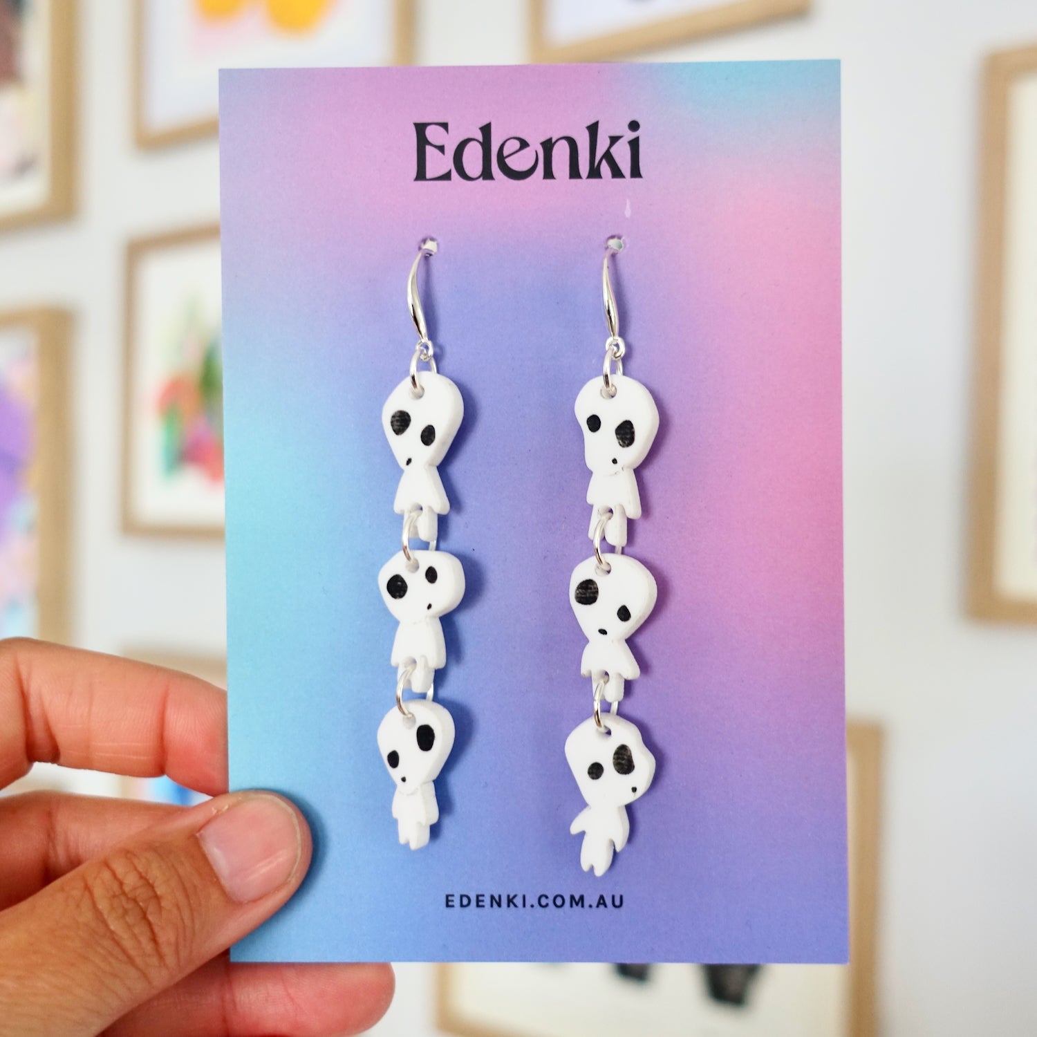 Kodama Tree Spirit Earrings - edenki