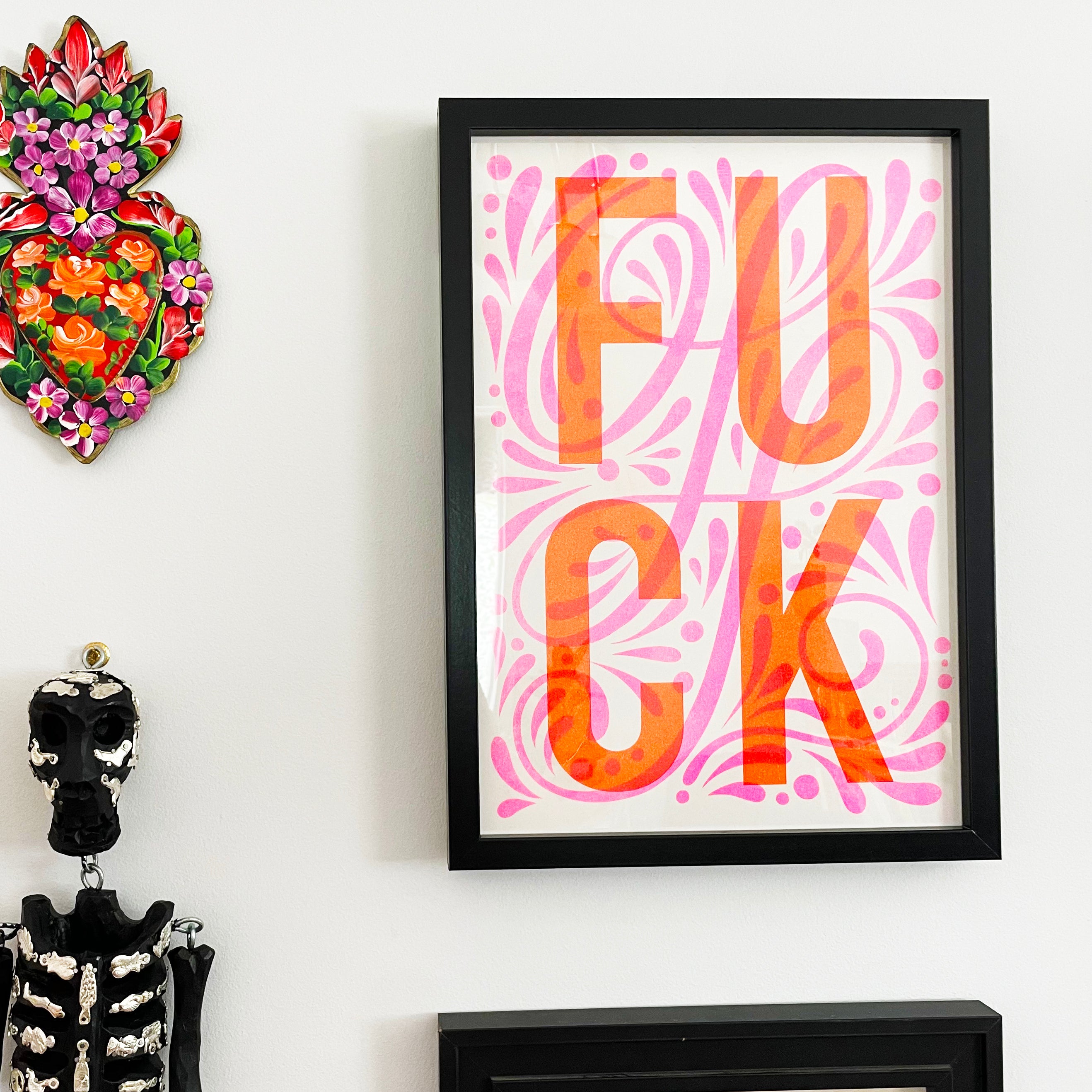 FUCK (Off) A3 Risograph Print - edenki