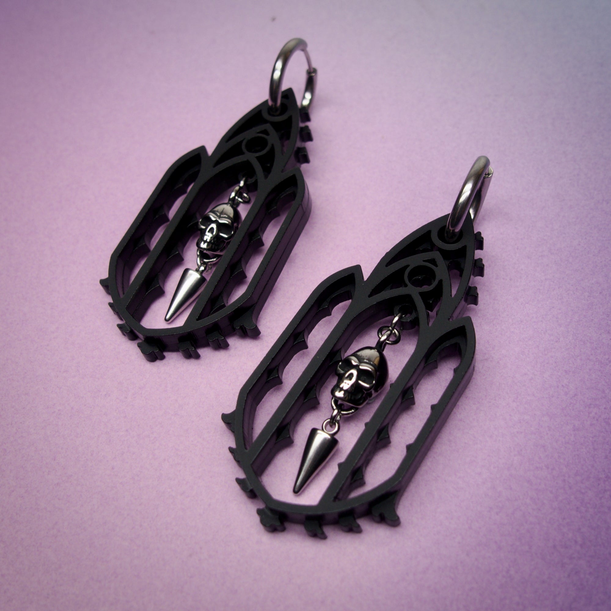 Calvaria Gothic Cathedral Statement Earrings