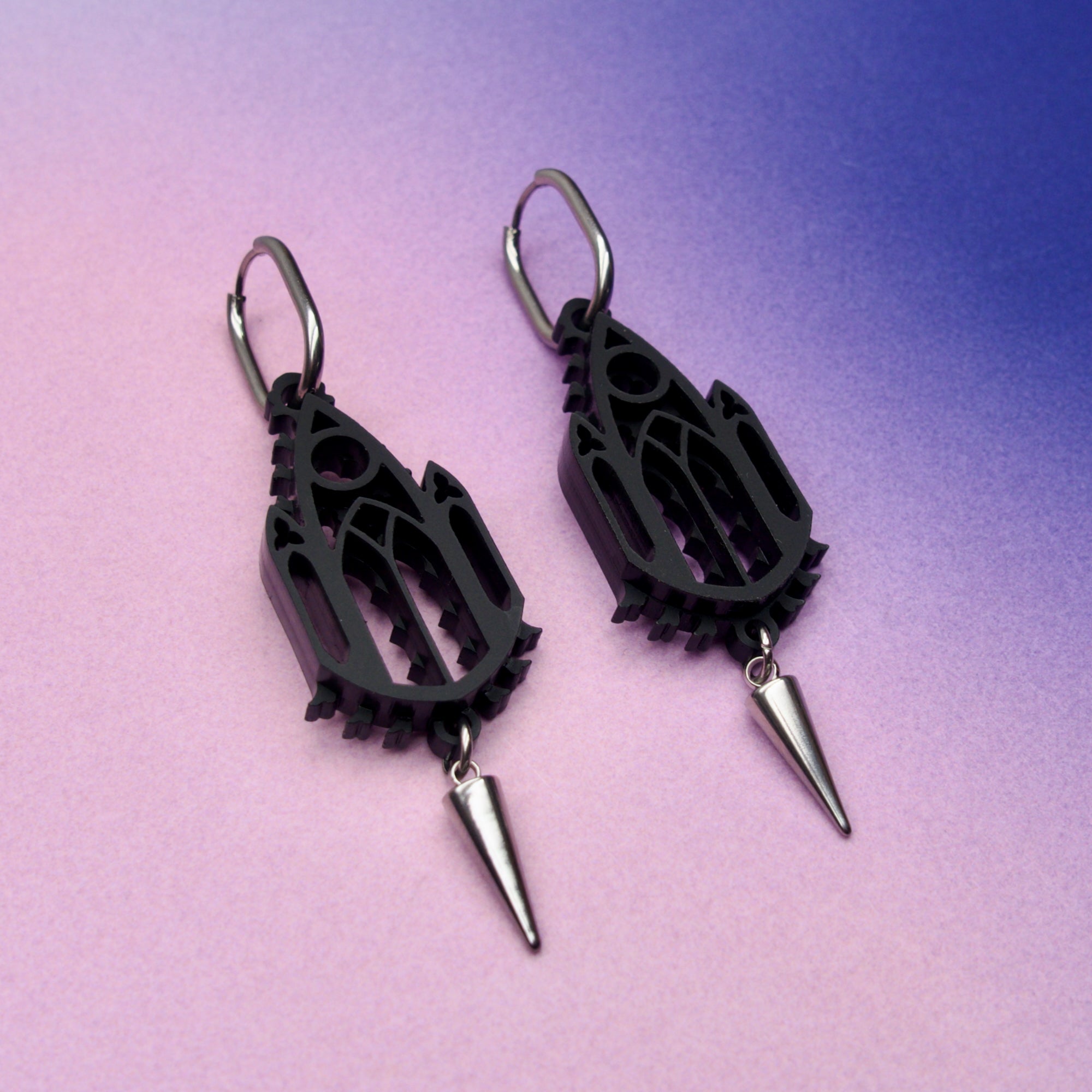 Cryptette Gothic Cathedral Earrings