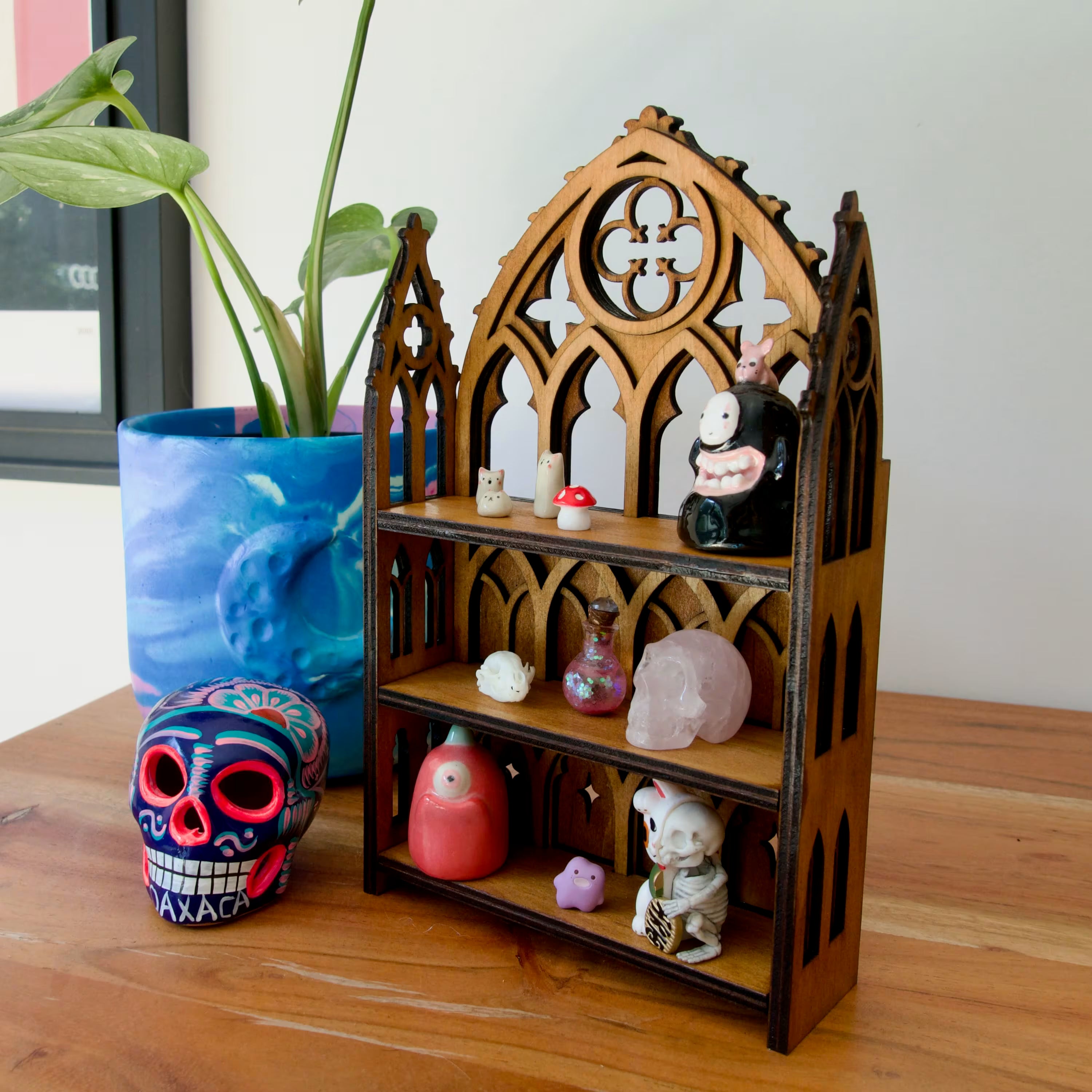 Mini Cathedral Apothecary Shelf