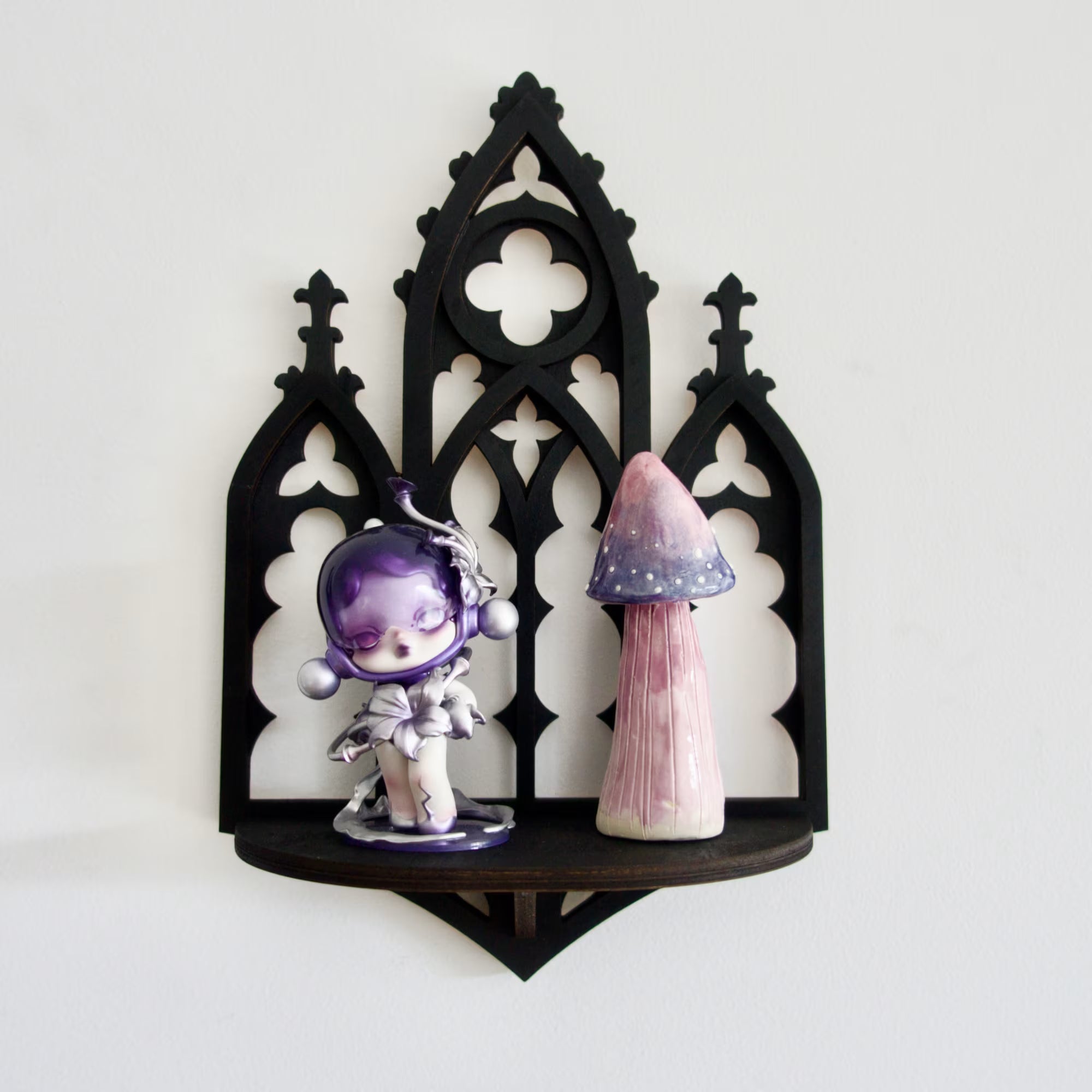 Mini Gothic Cathedral Shelf | Small Gothic Display