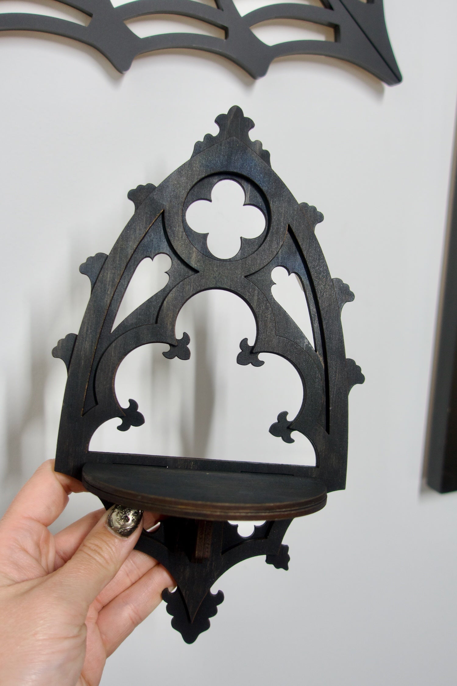 Gothic Cathedral Mini Arch Curio Shelf