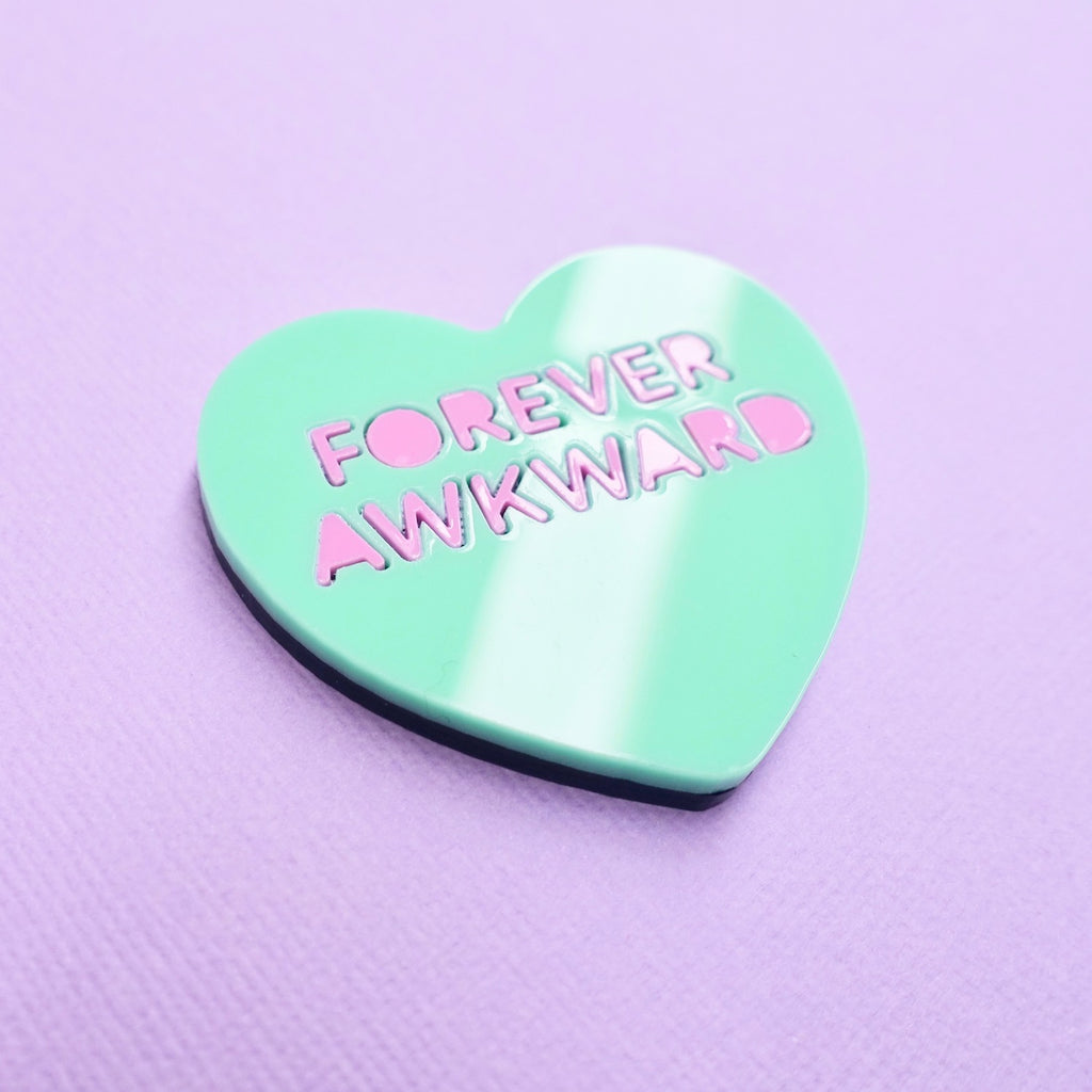 Candy Heart Brooch - FOREVER AWKWARD - edenki