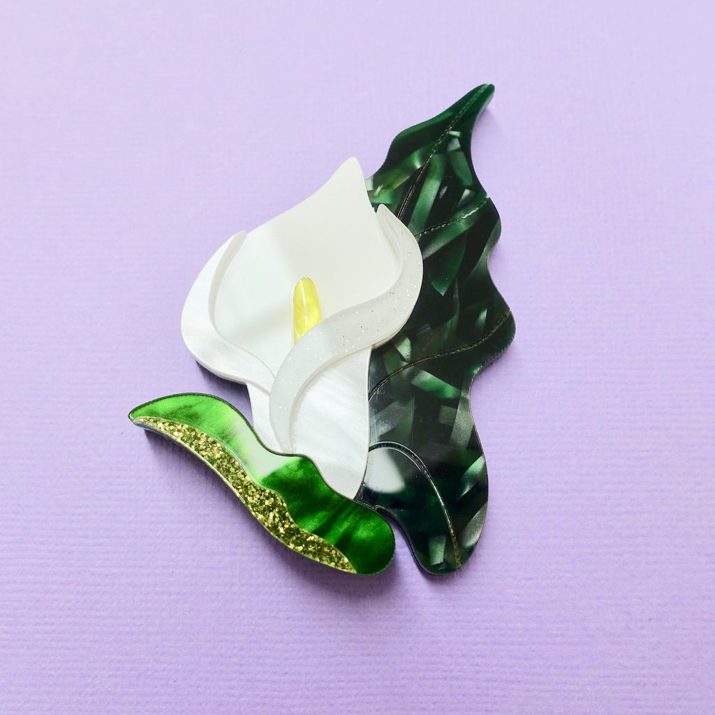 Botanica - Calla Lily Brooch - edenki