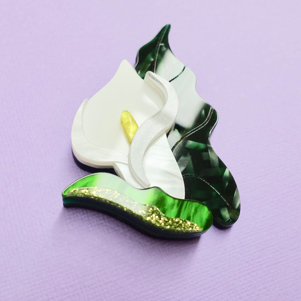 Botanica - Calla Lily Brooch - edenki