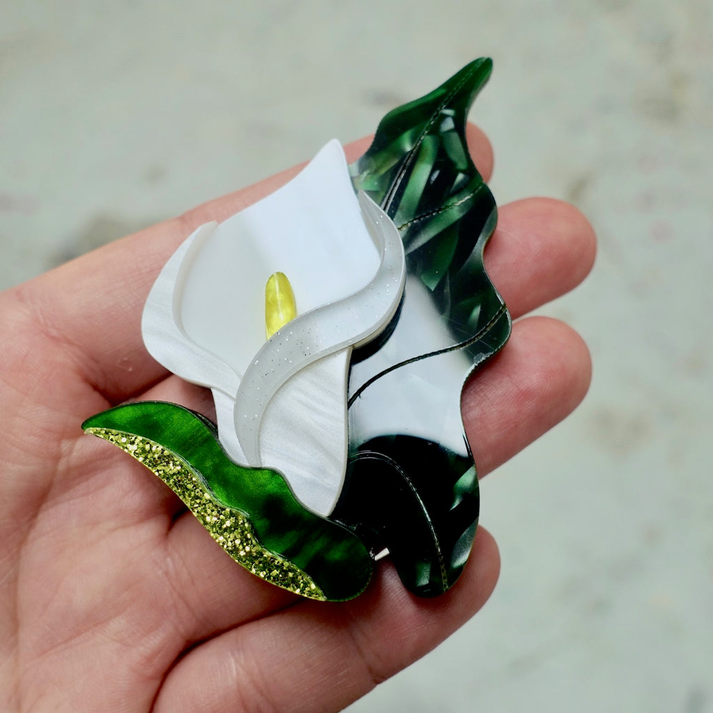 Botanica - Calla Lily Brooch - edenki