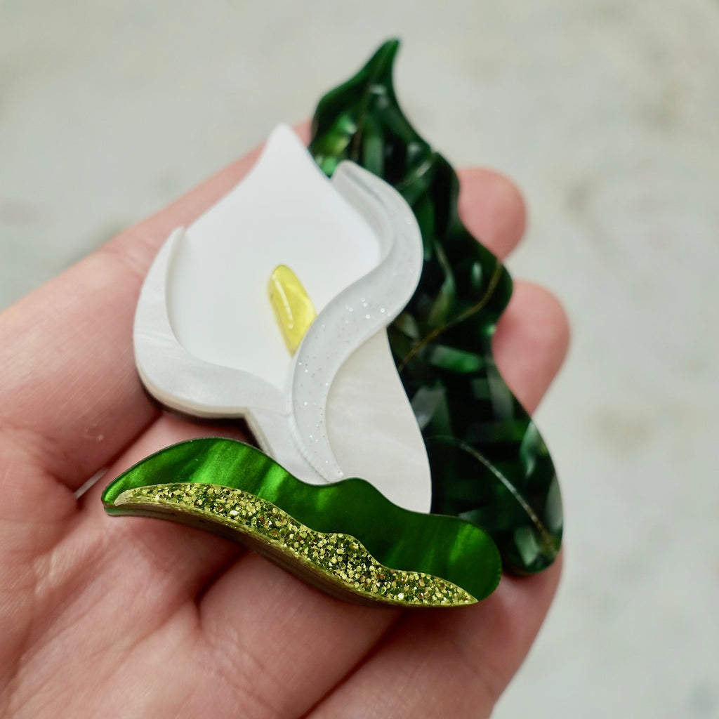 Botanica - Calla Lily Brooch - edenki