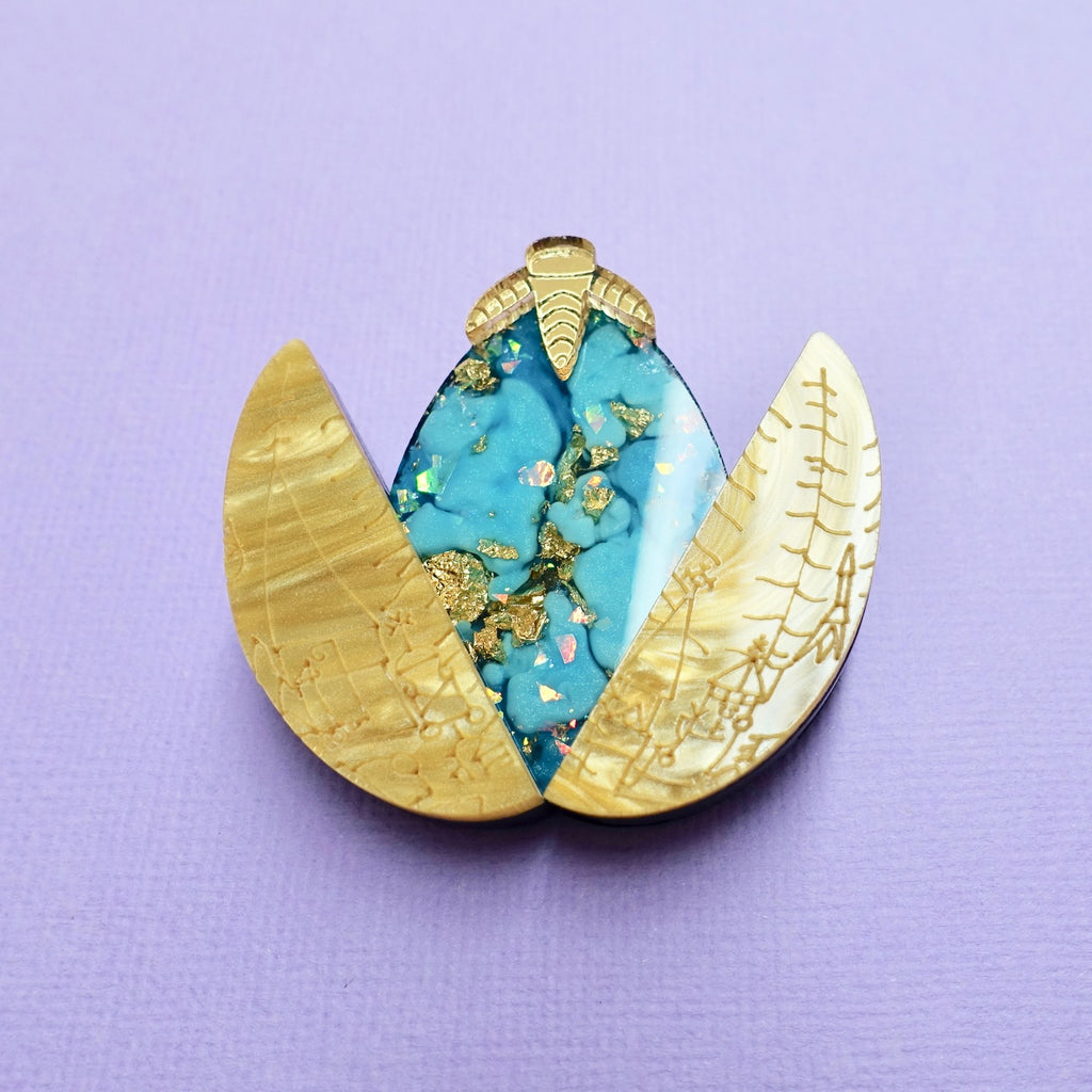 Triwizard Golden Egg Brooch - edenki