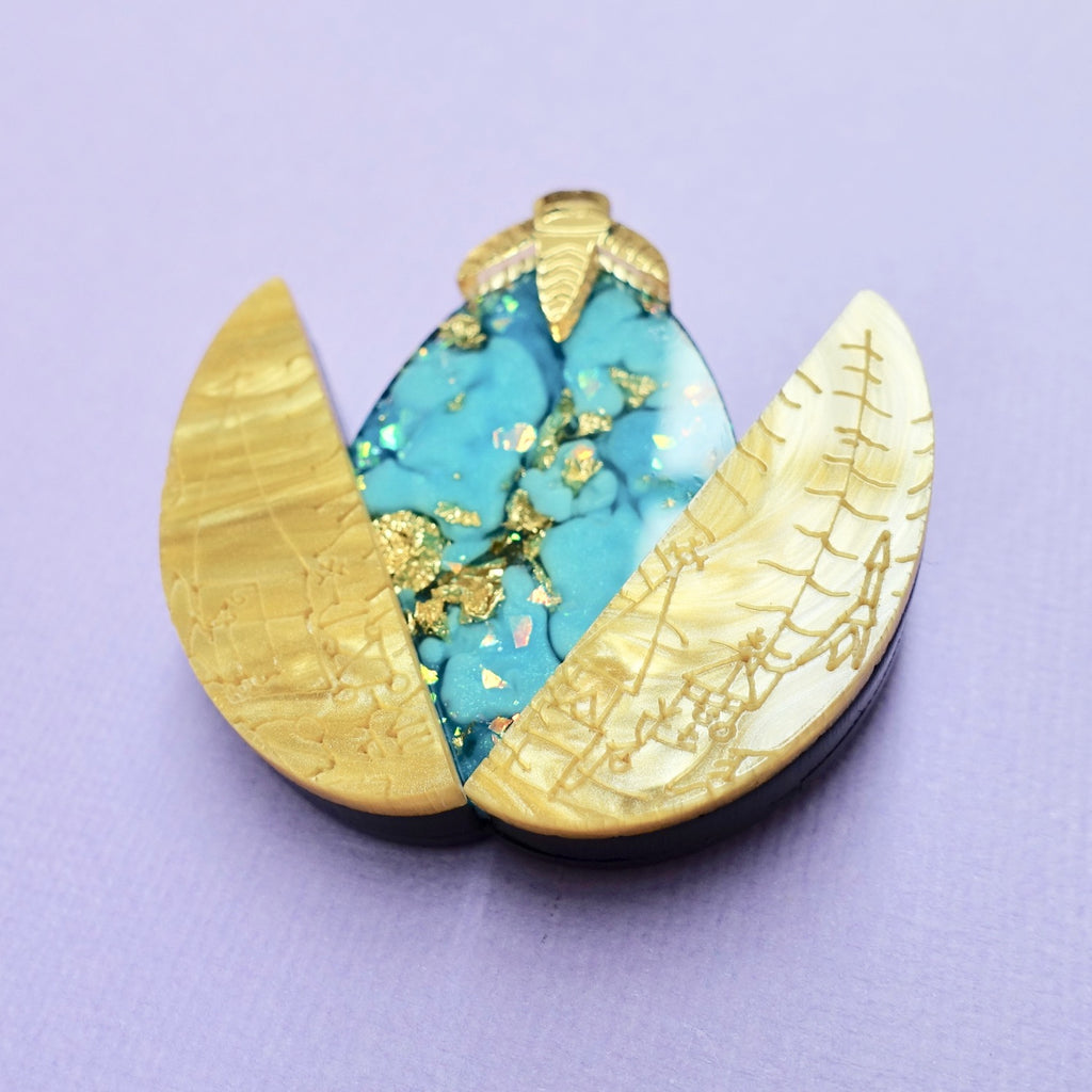 Triwizard Golden Egg Brooch - edenki