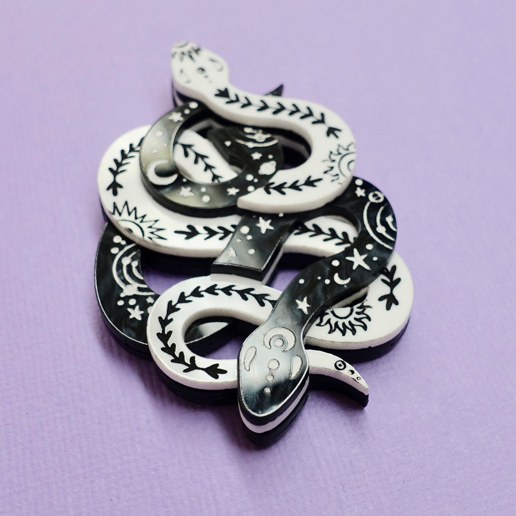 Celestial Snakes Brooch - edenki