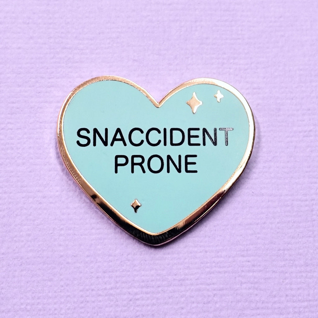 Candy Heart Enamel Pin - Snaccident Prone - edenki