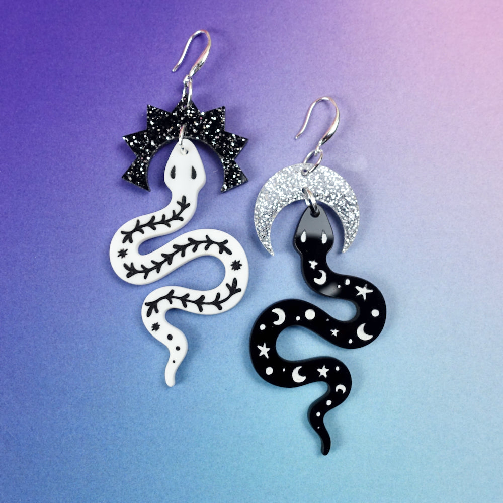 Celestial Snakes Earrings - edenki