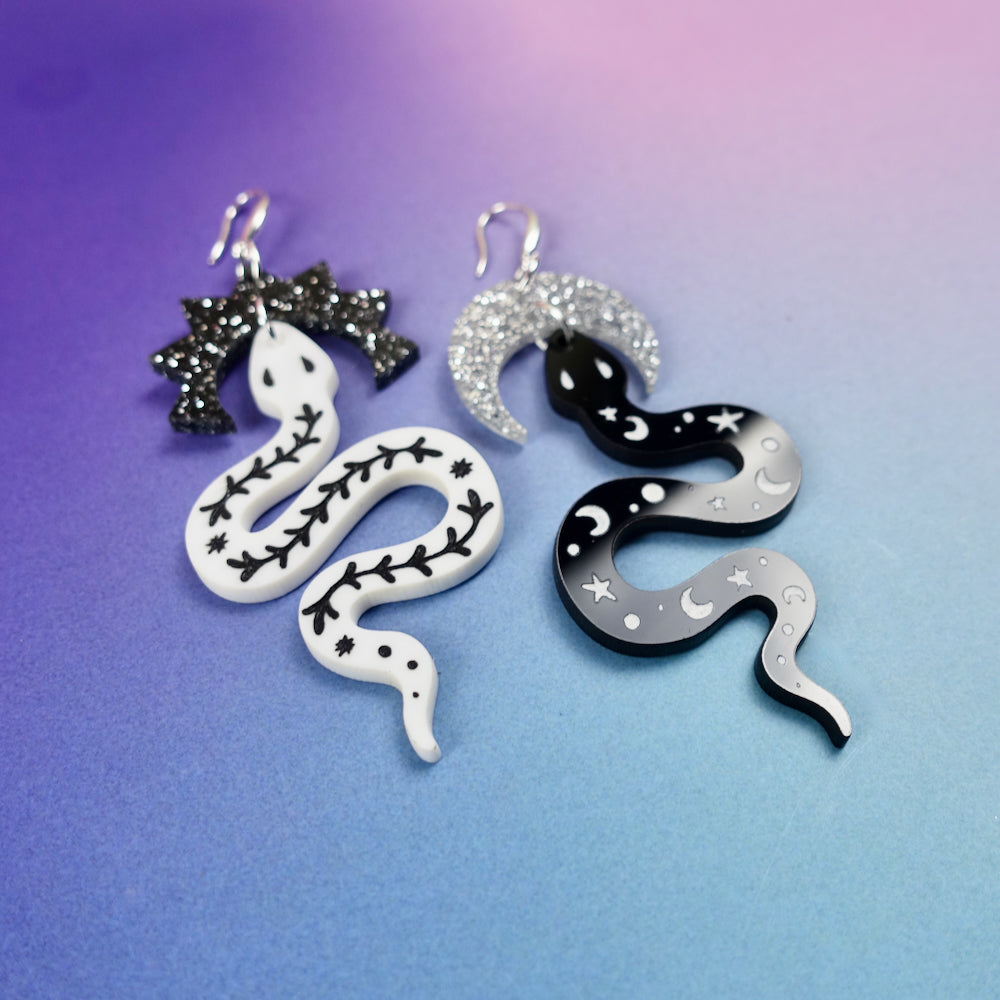 Celestial Snakes Earrings - edenki