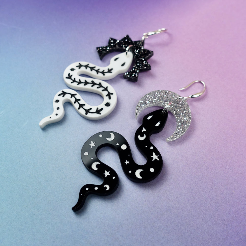 Celestial Snakes Earrings - edenki